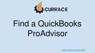 Find a QuickBooks ProAdvisor