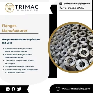 Blind Flanges | Stainless Steel Flanges | Slip On  Flanges - Trimac Piping