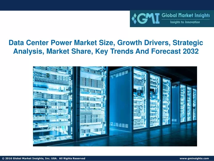 data center power market size growth drivers