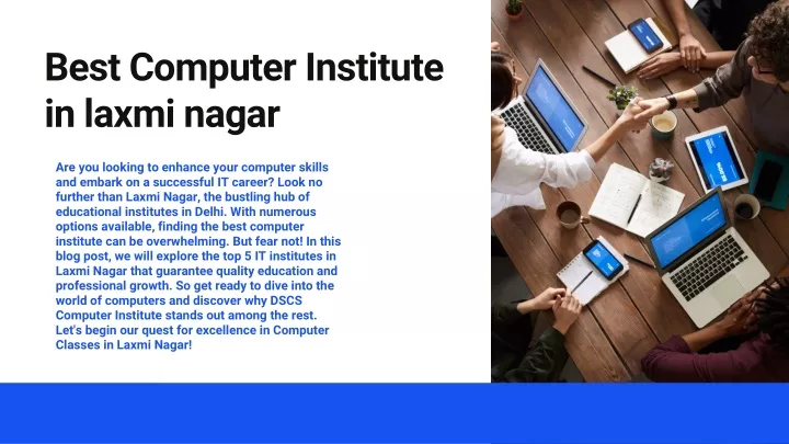 best computer institute in laxmi nagar