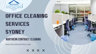 Office Cleaning Services Sydney- Northern Contract Cleaning - Commercial Cleaning Company