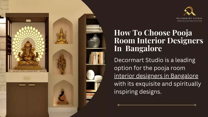how to choose pooja room interior designers