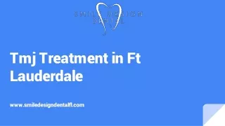 Tmj Treatment in Ft Lauderdale