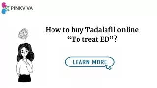 How to buy Tadalafil online “To treat ED”_