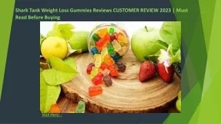 Shark Tank Weight Loss Gummies 12