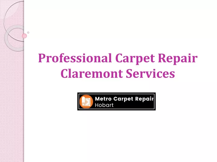 professional carpet repair claremont services