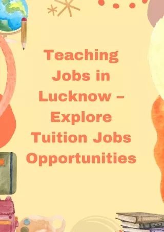 Teaching Jobs in Lucknow