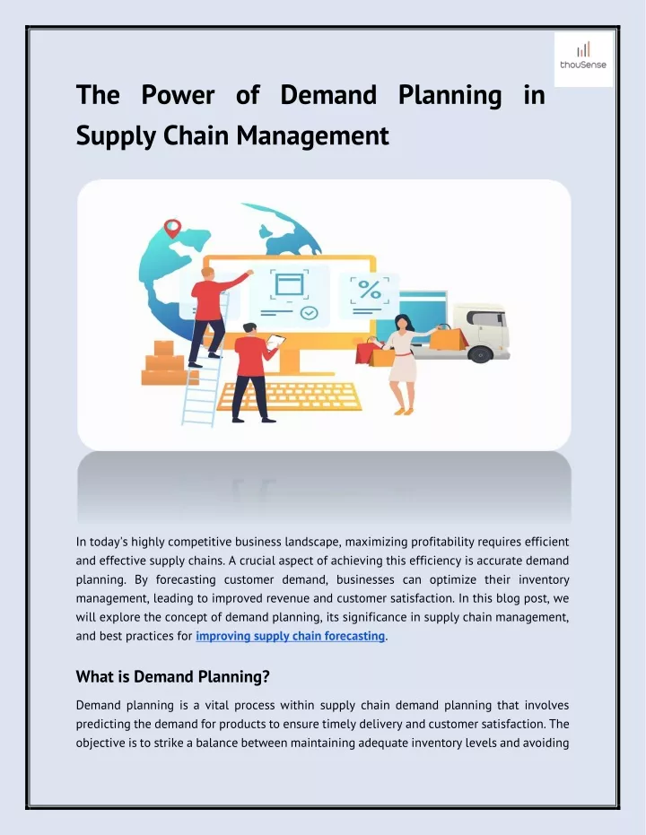 the power of demand planning in supply chain