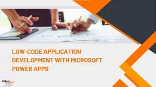 Low-code application development with Microsoft Power Apps