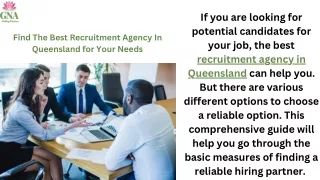 Find The Best Recruitment Agency In Queensland for Your Needs