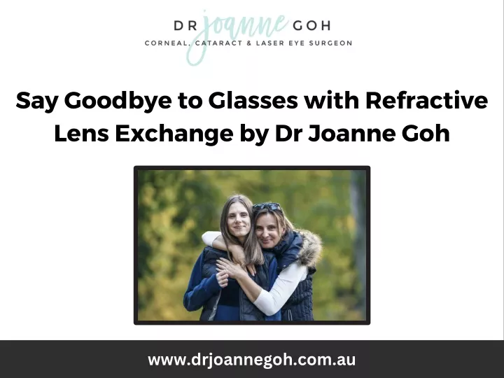 say goodbye to glasses with refractive lens