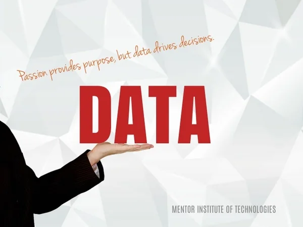 passion provides purpose but data drives decisions