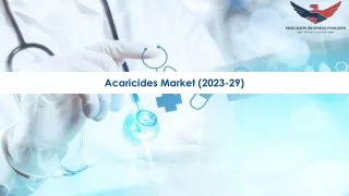 Acaricides Market Size, Growth and Research Report 2029.