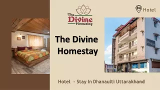 Homestay In Dhanaulti