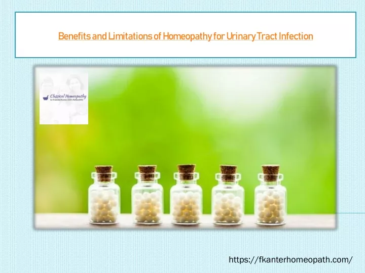 benefits and limitations of homeopathy