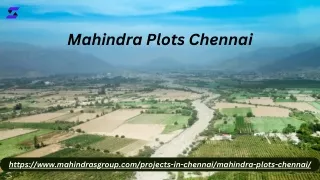 Mahindra Plots Chennai: Your Path to Building the Perfect Home