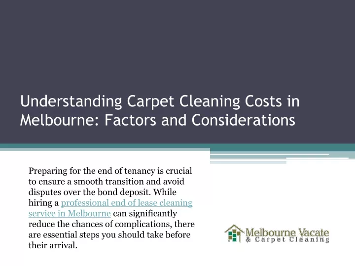 understanding carpet cleaning costs in melbourne factors and considerations