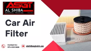 Best Car Air Filter in Dubai