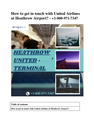 at heathrow airport 1 800 971 7347