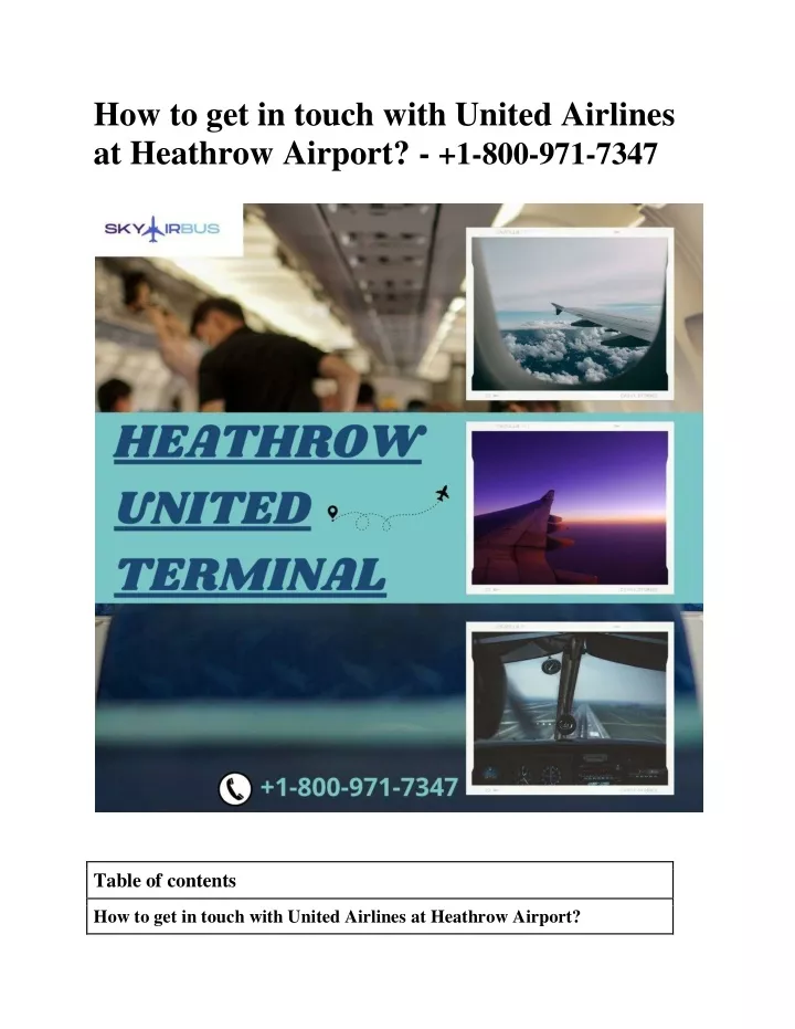 at heathrow airport 1 800 971 7347