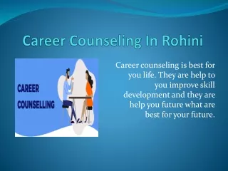 career counseling in rohini