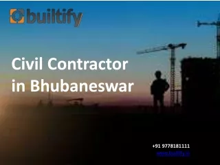 Best Civil Contractor in Bhubaneswar