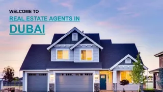 BEST REAL ESTATE AGENTS IN DUBAI