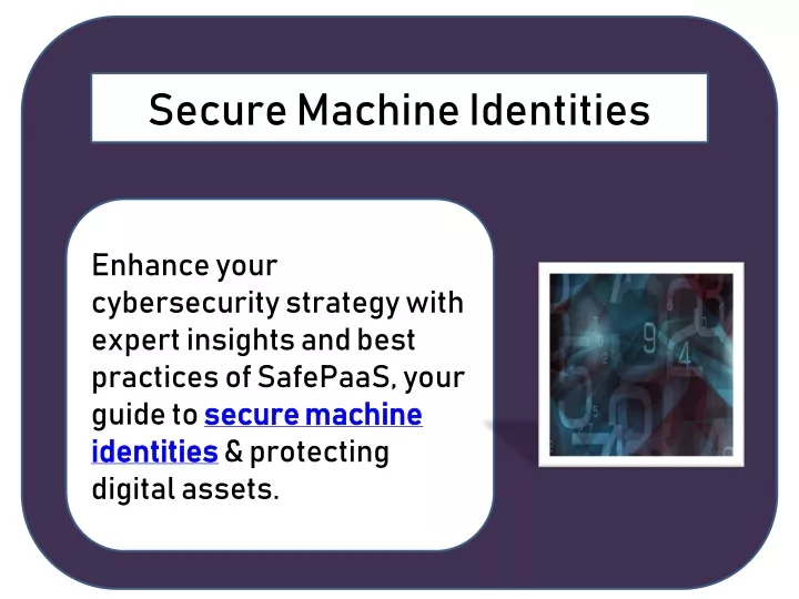 secure machine identities