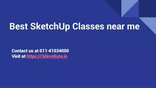 Best SketchUp Classes near me