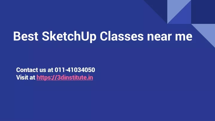 best sketchup classes near me