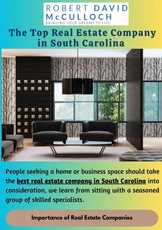 Importance Of Top Real Estate Company in South Carolina