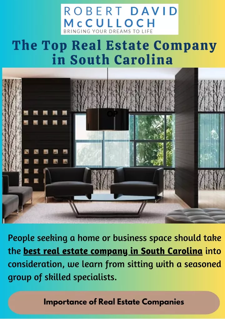 the top real estate company in south carolina
