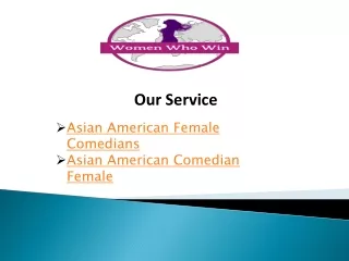 Asian American Comedian Female