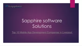 sapphire software solutions