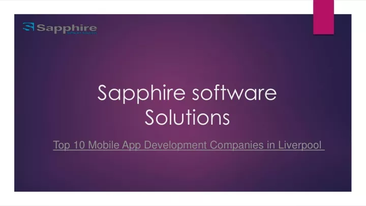 sapphire software solutions