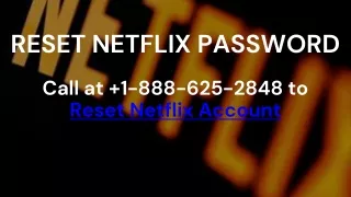 Reset Netflix Account