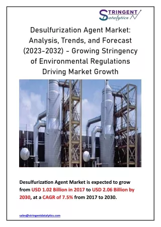 desulfurization agent market analysis trends