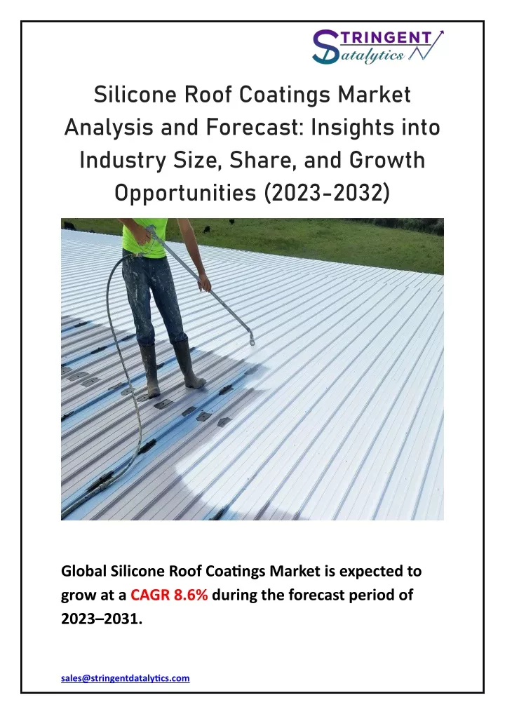 silicone roof coatings market analysis