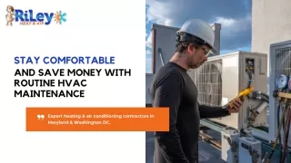 Stay Comfortable and Save Money with Routine HVAC Maintenance