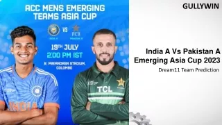 India A Vs Pakistan A Emerging Asia Cup 2023 - Gullywin