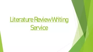 Choosing the Best Literature Review Writing Services