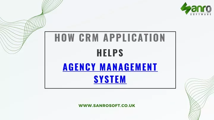 how crm application