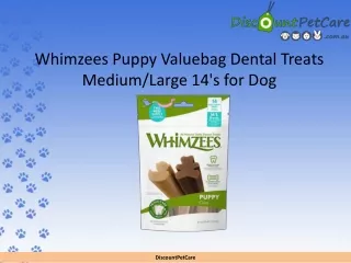 Whimzees Puppy Valuebag Dental Treats for Dog