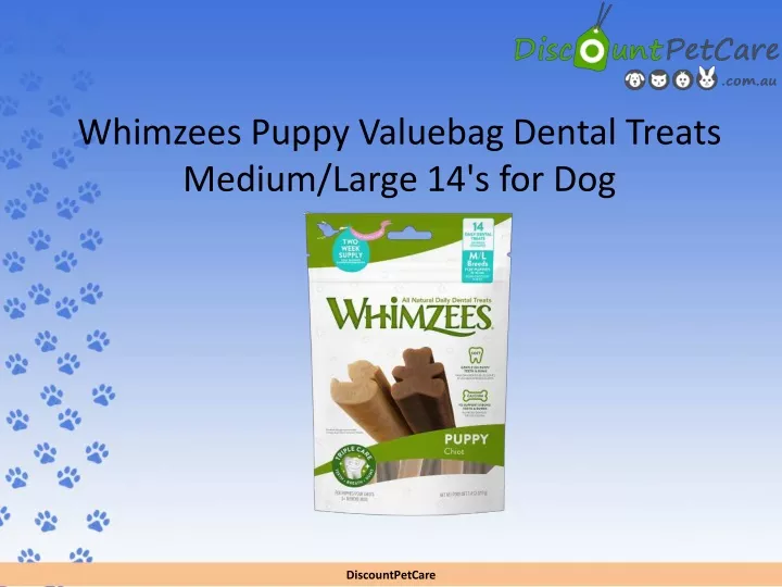 whimzees puppy valuebag dental treats medium