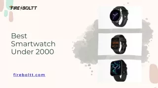 Smartwatches under 2000