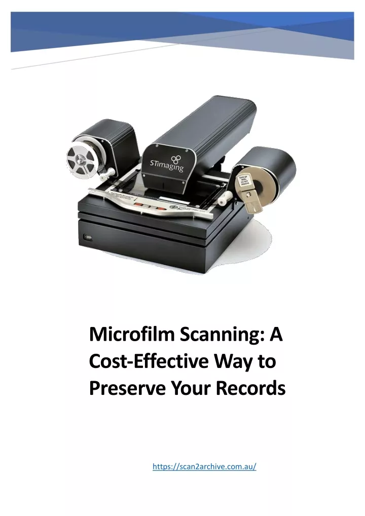 microfilm scanning a cost effective