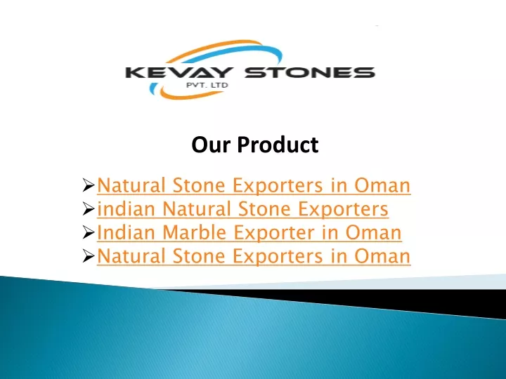 our product