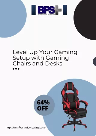 Level Up Your Gaming Setup with Gaming Chairs and Desks