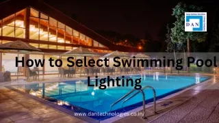 How to Select Swimming Pool Lighting (1)