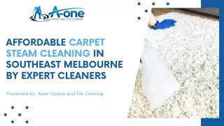 Affordable Carpet Steam Cleaning in Southeast Melbourne by Expert Cleaners